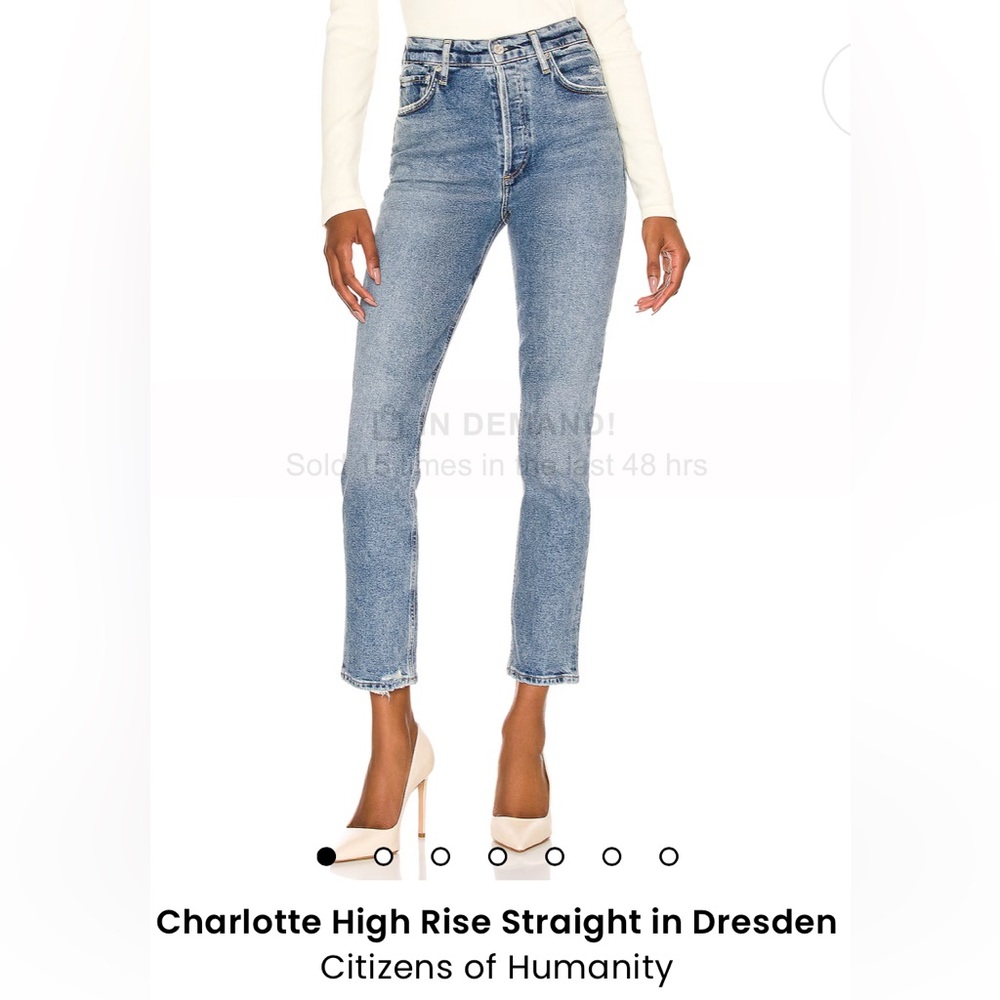 Citizens of Hunanity, SLIM STRAIGHT Charlotte Jean, size 25